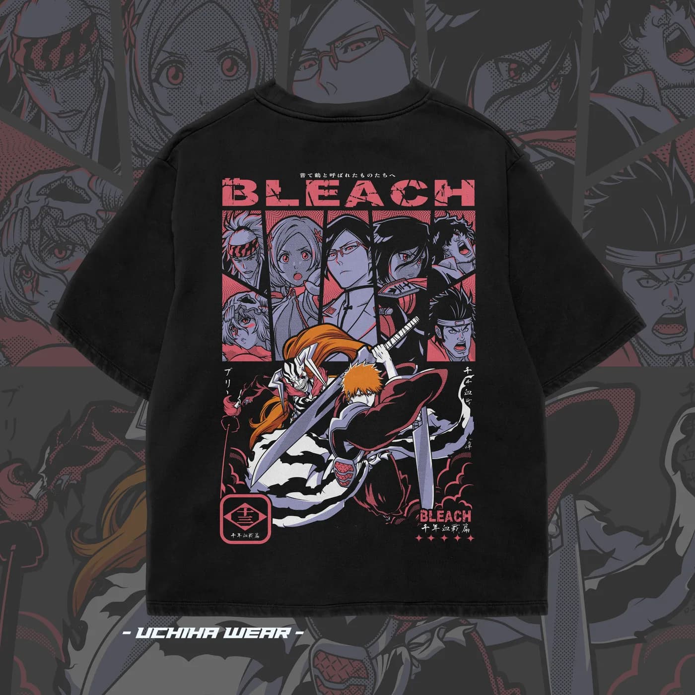 Bleach Tybw Shirt (Black), back view